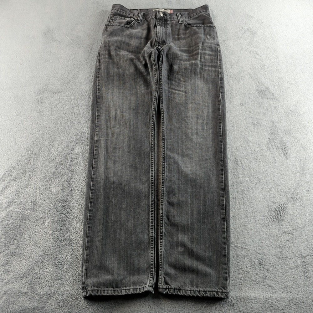 Vintage‎ Y2K Levis Jeans 32x34 Gray Faded 505 Straight Grunge Hip Hop Skater